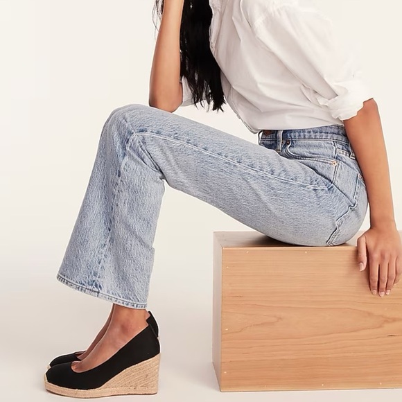 J Crew Seville espadrille wedges in canvas - Picture 2 of 10